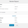 Review Payout