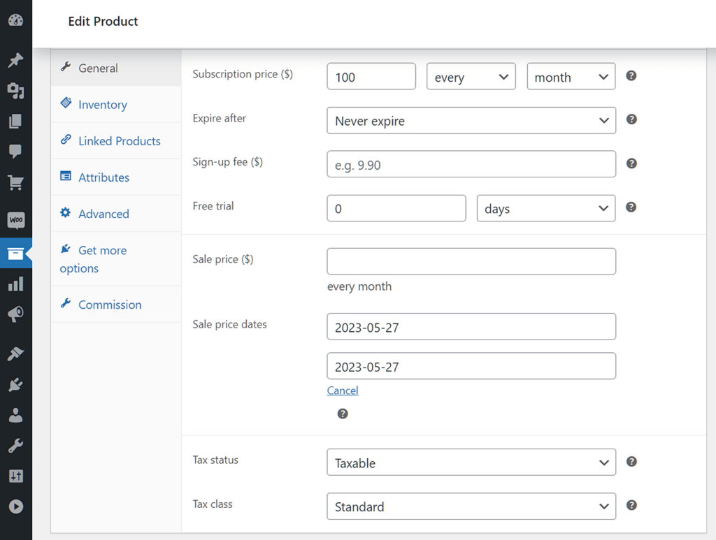 creating subscription products for a multi-vendor marketplace
