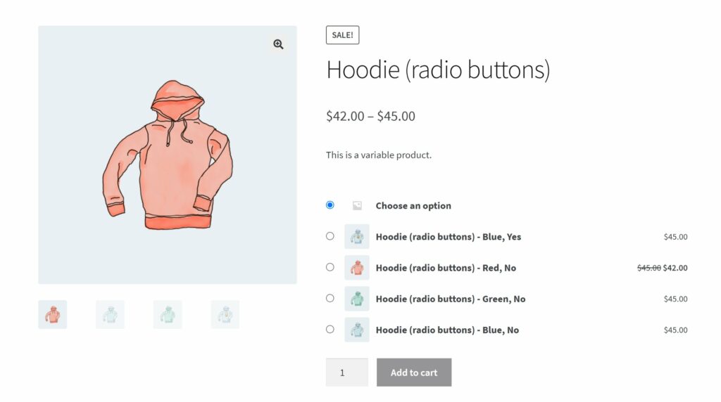 WPC Variations Radio Buttons for WooCommerce is one of the best WooCommerce extensions you can download