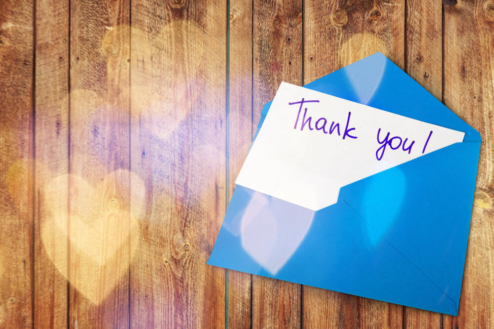 among the most effective follow-up strategies is sending "thank you" emails