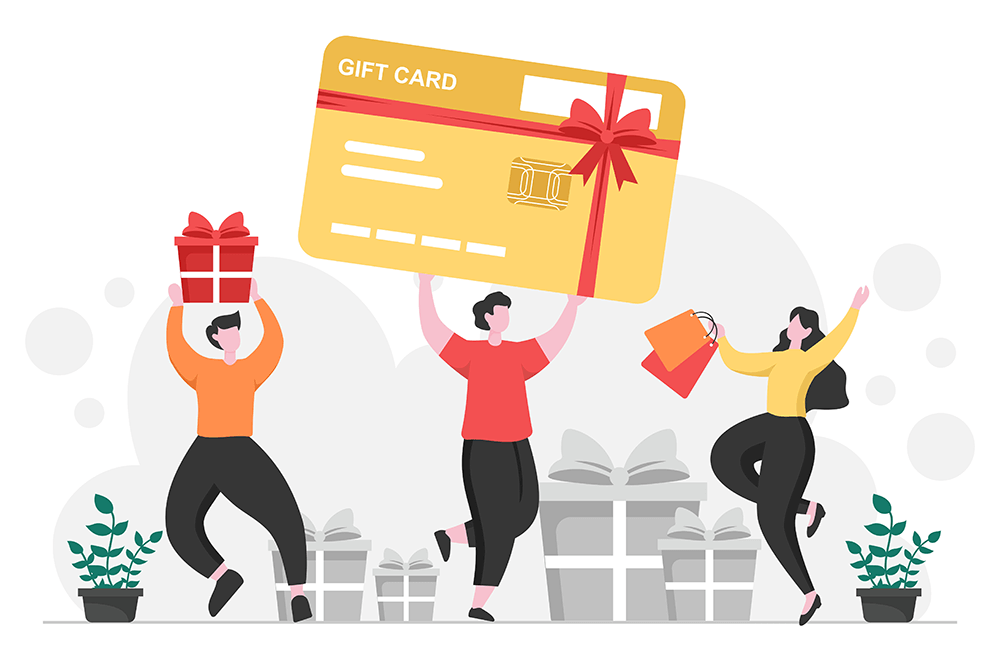 gift cards can boost your sales during your Black Friday WooCommerce marketplace campaign